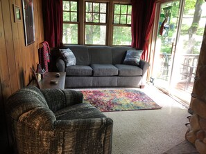 Living Area With Patio Doors
