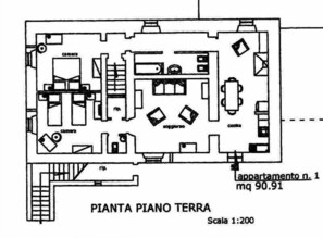 the apartment layout