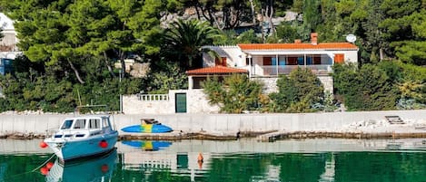 The house view from the sea