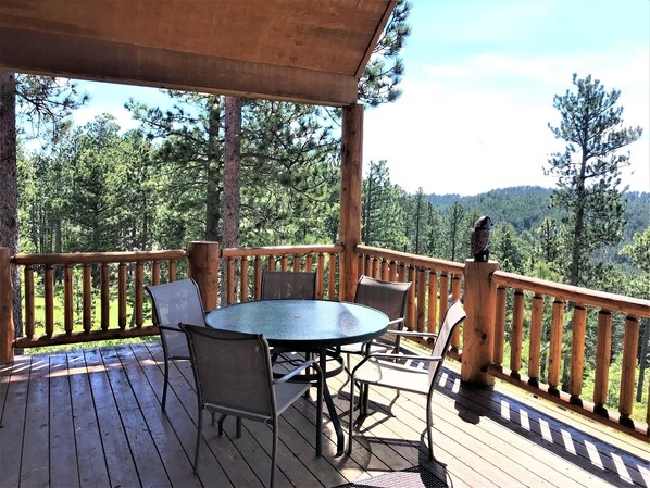 Covered deck off of Dining and Great Room