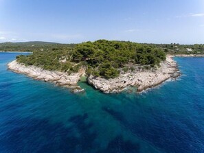 PRIVATE BEACH FROM WEST