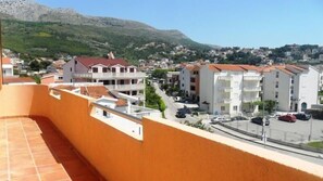 view from the balcony of the apartment