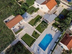 Area that directly surrounds the property. The area surrounding the estate