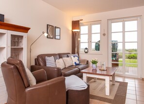 Living room in the holiday apartment Austernfischer