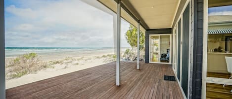 Vue sur la plage/l’océan