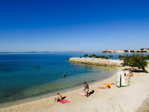Local sandy beach - 400 meters from the apartment