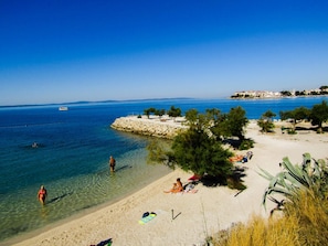 Local sandy beach - 400 meters from the apartment