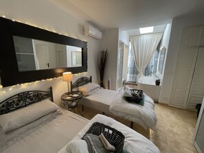 Amazing twin bedroom, with wardrobe and fully fitted open plan boutique en-suite