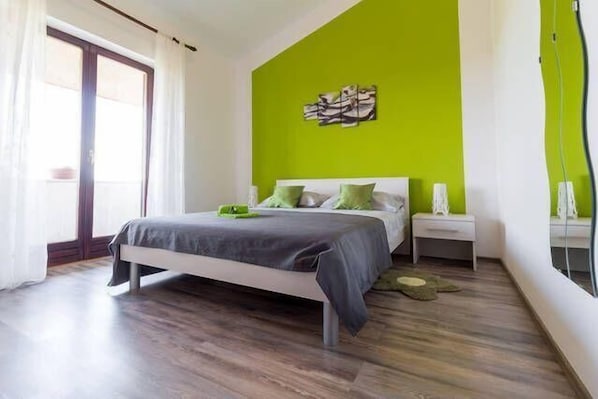 Sleeping area. First bedroom