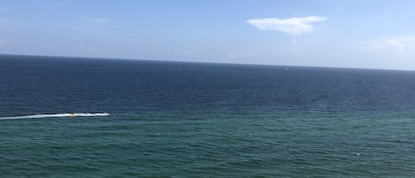 Relax and enjoy your ocean front view from the balcony 