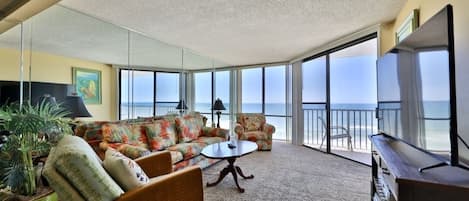 Gulf front living room