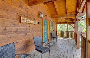 Front porch of home