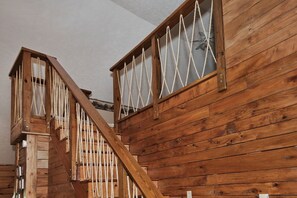 Stairs leading to the loft  bedroom