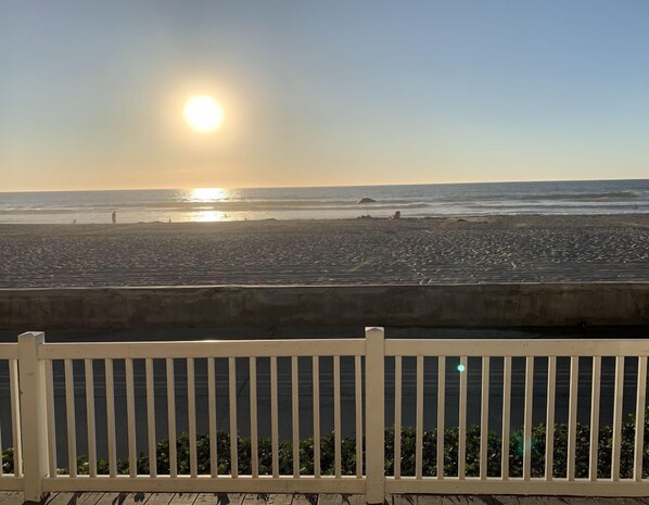 We have a large private porch to enjoy the daily sunset.
