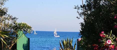 Directe omgeving van het object. Vakantiehuis Il Pino direct aan zee op Sicilië