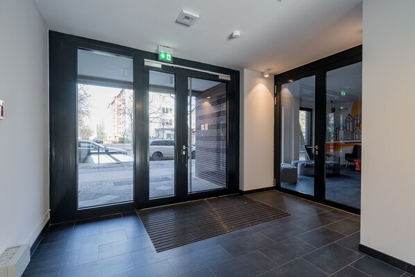 Interior entrance