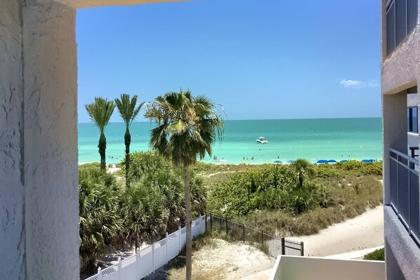 A "close-up" view from the balcony.....