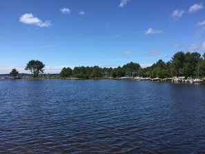 Nearby lake with swimming and sailing opportunities