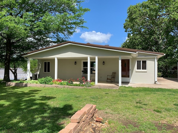 Front of the cottage