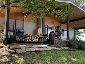 Lake side deck
