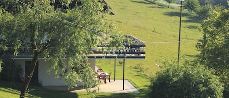 Ferienwohnung 60qm, 1 Schlafzimmer, max. 2 Personen-Herrlicher Ausblick von der Terrasse Richtung Kinzigtal