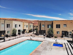 Entrada at Moab 417's Huge Pool, Spa, and Outdoor Entertaining Area!