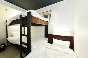 Bunk beds and single beds