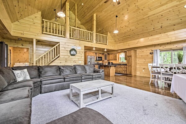 Wrightsville Vacation Rental Cabin | 3BR | 2BA | 2,200 Sq Ft