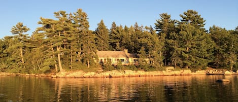 Main House looks west across Somes Sound.