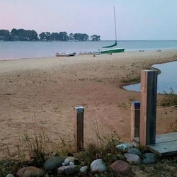 Private Beach on Property