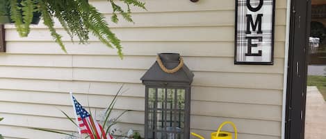 front door with keyless entry