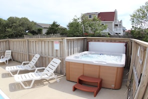 Hot tub open year round 