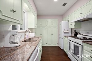 Fully equipped kitchen with all the essentials