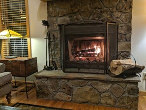 Wood Burning Fireplace (Firewood Provided)