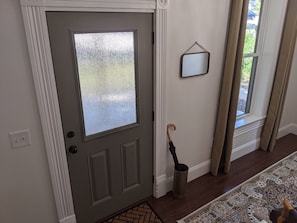 Foyer, looking down from the staircase