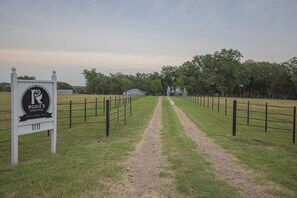 17 private acres! You know you are there when you see the Rosie's Homestead sign