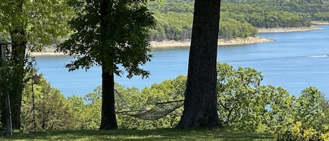 Back yard - hammock, lake view