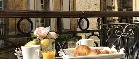 
Le balcon avec vue sur la maison de La Boétie