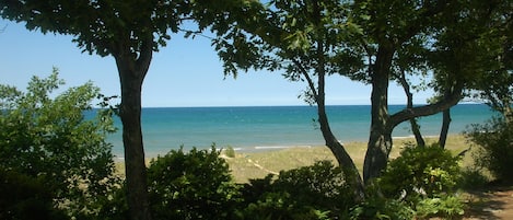 Lake Michigan from our deck