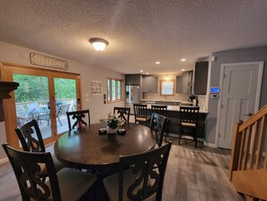 Entry into home takes you right into the newly renovated kitchen and dining!