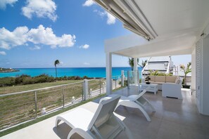 Blick vom Balkon