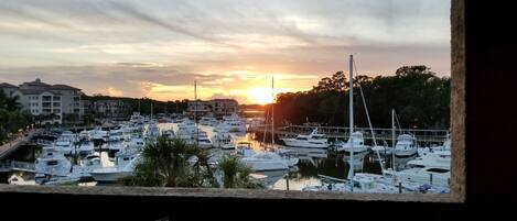 Sunset View from covered balcony