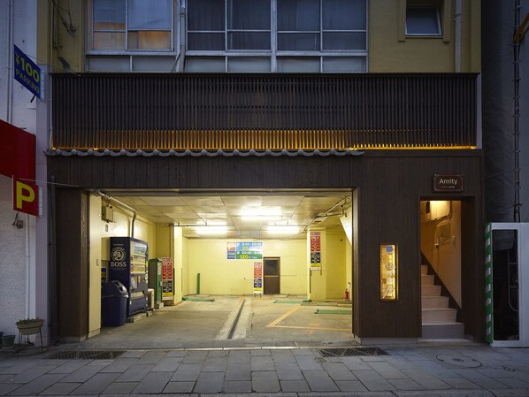 Front of property – evening/night