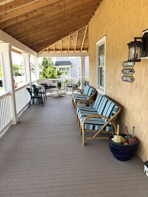 Amazing wrap around front porch. THE place to be.