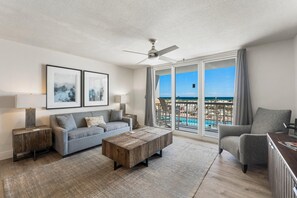 Living Area with Balcony