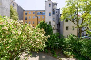 The apartment's surroundings. 