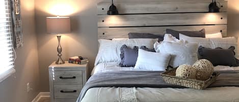Bedroom #1: KIng Bed