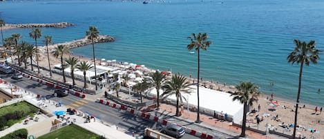 Vista para a praia ou o mar