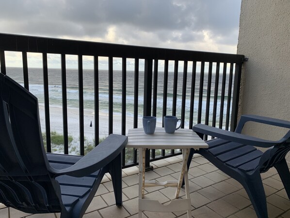 Relax and enjoy the view while having your morning coffee!