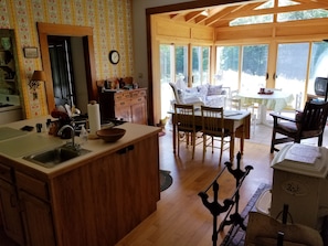 Kitchen and Sun Porch